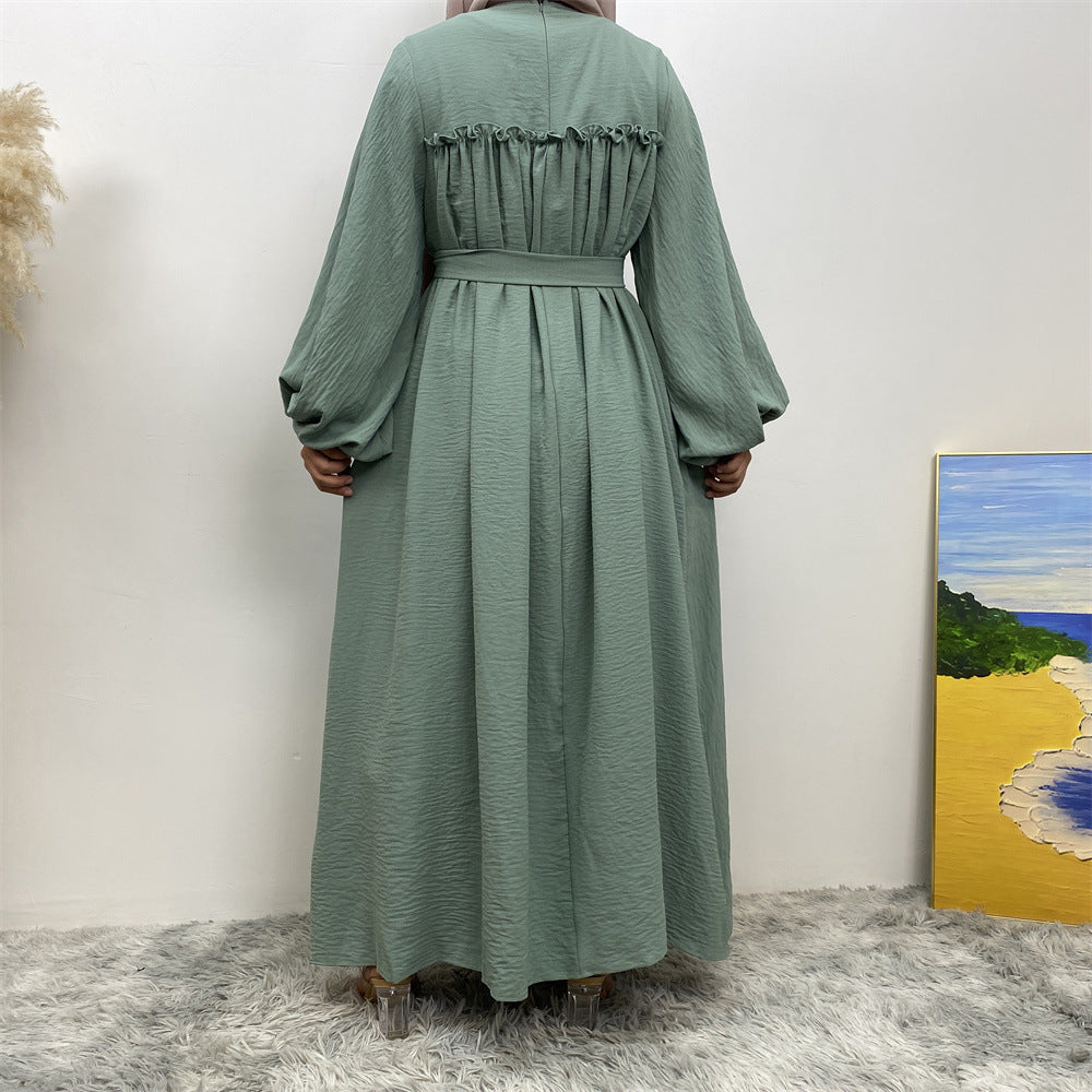 Muslim Abaya Dress with Side Pockets