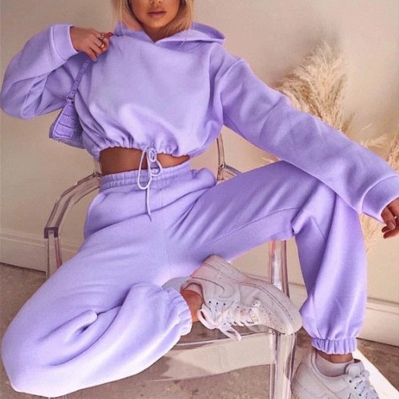 Jogging Suits For Women 2 Piece Sweatsuits Tracksuits Long Sleeve HoodieCasual Fitness Sportswear