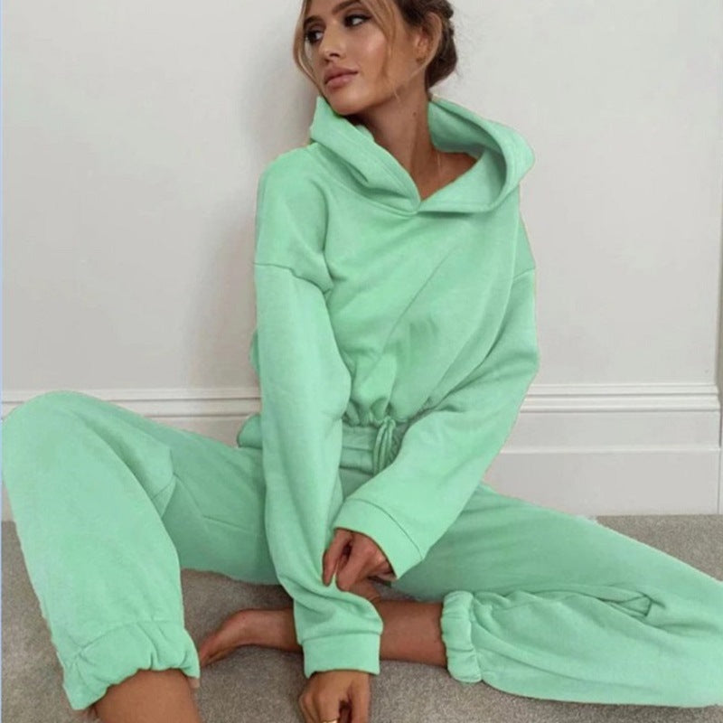 Jogging Suits For Women 2 Piece Sweatsuits Tracksuits Long Sleeve HoodieCasual Fitness Sportswear