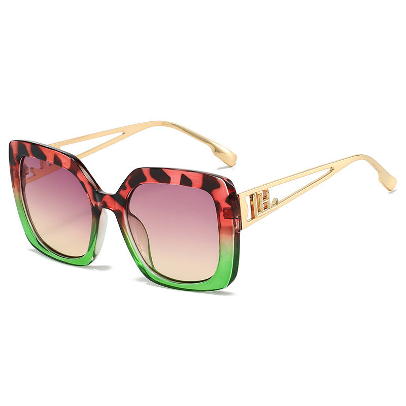 Sunglasses European and American Retro Square Sunglasses