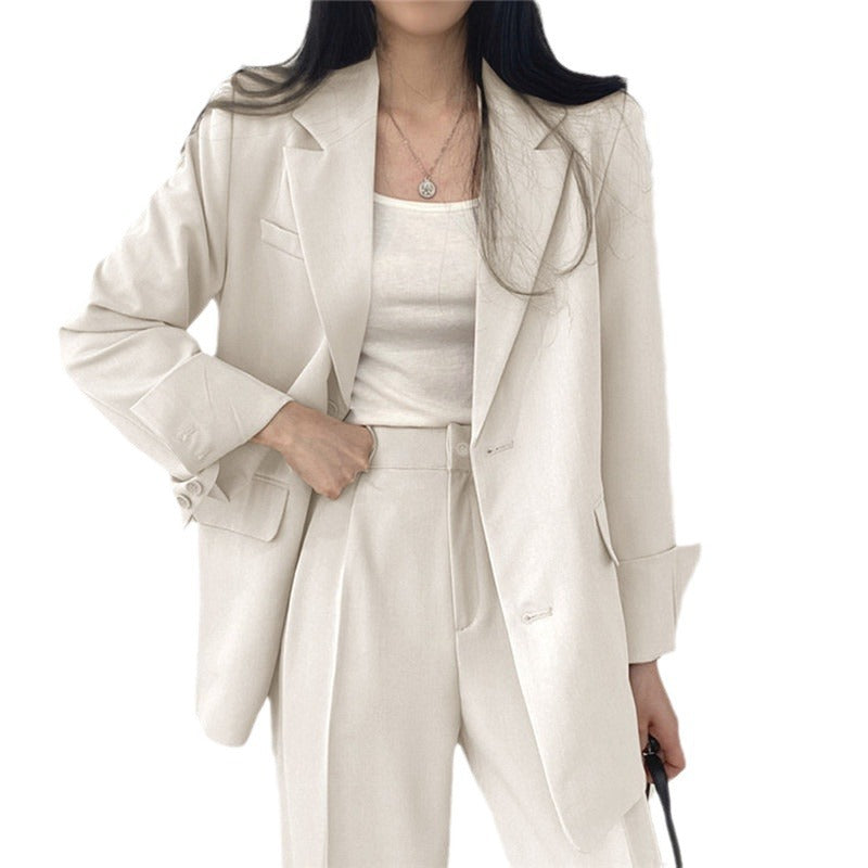 Women's Slim Fit Suit Jacket and Pants Set