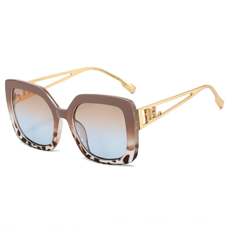 Sunglasses European and American Retro Square Sunglasses