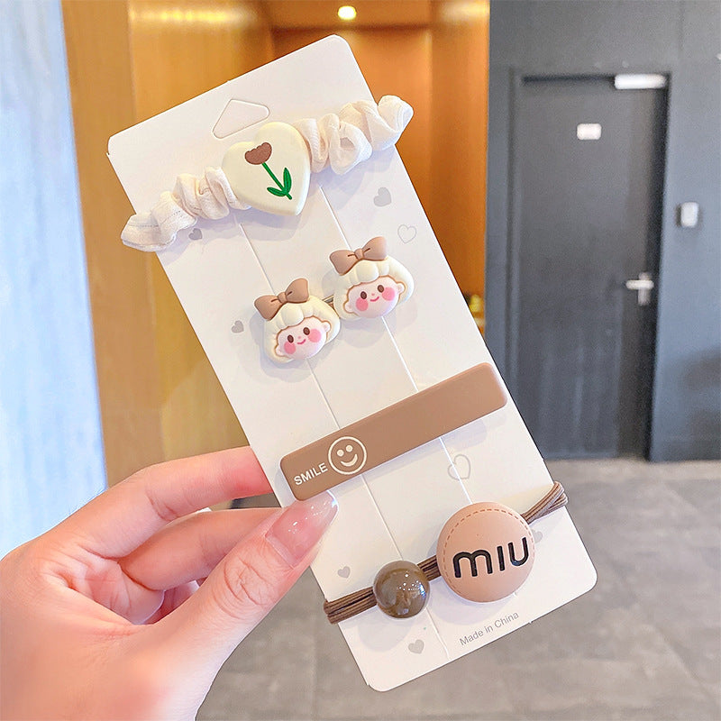 Horsetail Rope Large Intestine Cartoon Animal Cute Hair Accessories