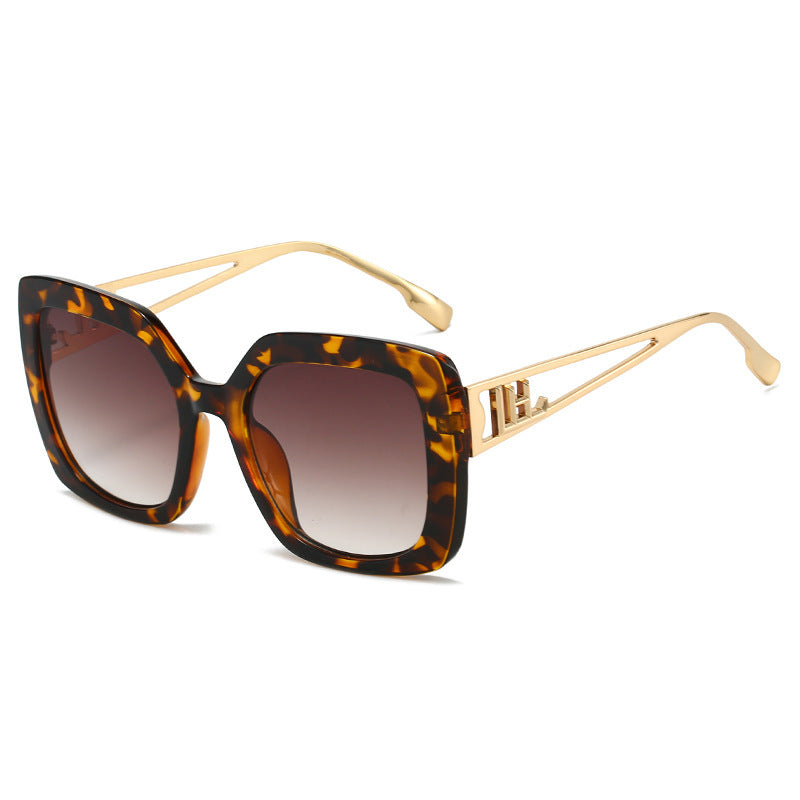 Sunglasses European and American Retro Square Sunglasses