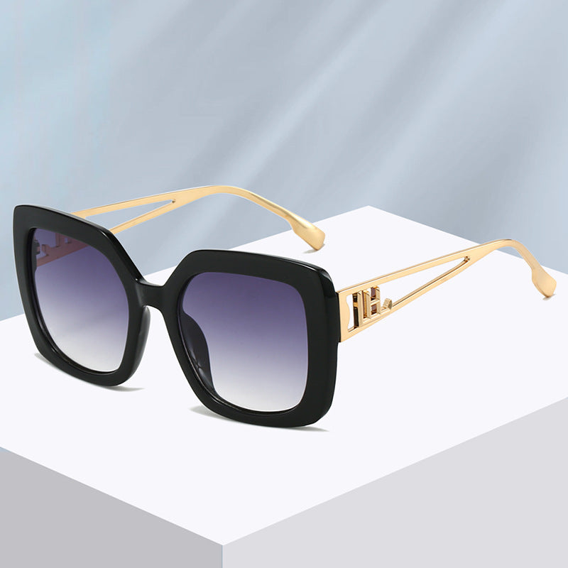 Sunglasses European and American Retro Square Sunglasses