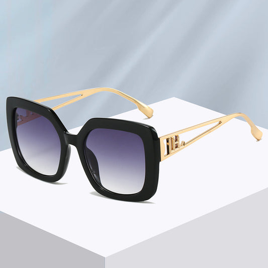 Sunglasses European and American Retro Square Sunglasses